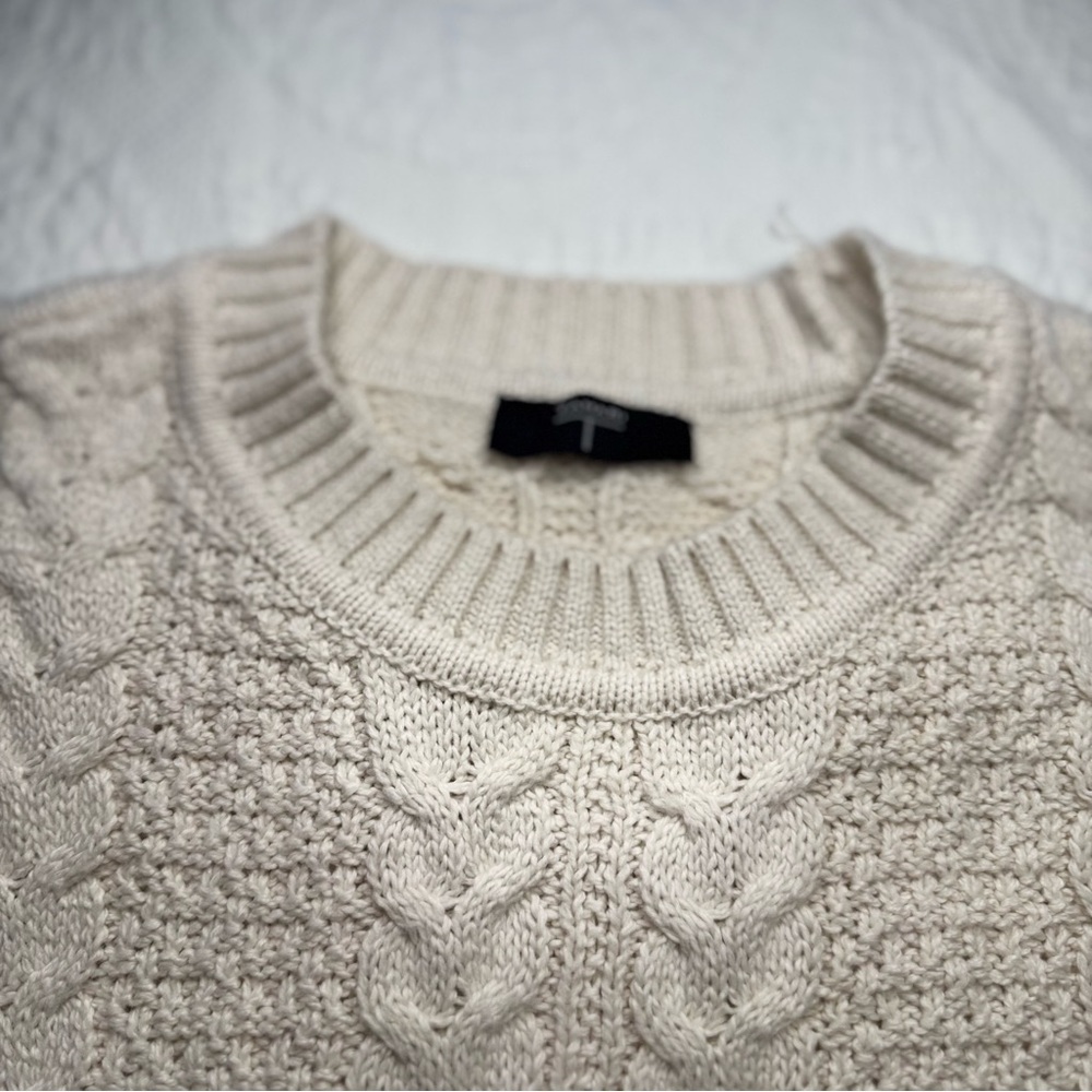 Chunky Cable Knit Fisherman Womens Medium White Tennis
Pickleball Preppy - Picture 8 of 8